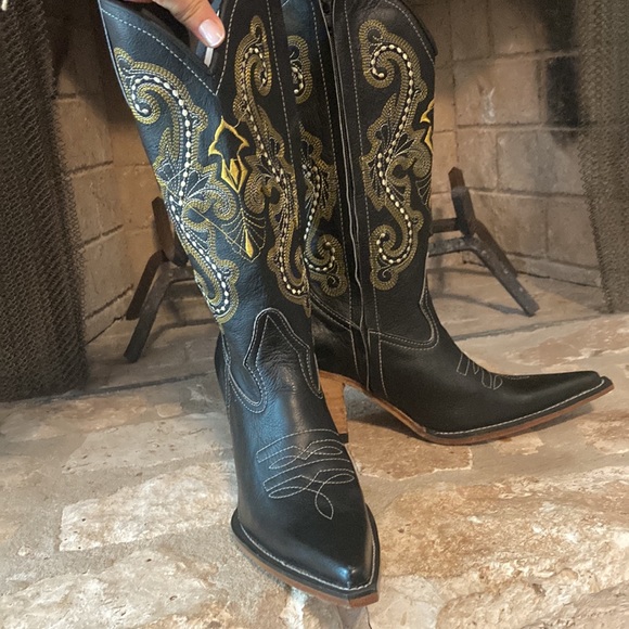 Shoes Womens Leather Cowboy Boots Poshmark